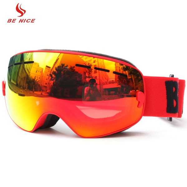 benice snow-4300 ski goggles snowboarding skating goggles uv400 anti-fog skiing wide spherical pc lens big ski mask
benice snow-4300 ski goggles snowboarding skating goggles uv400 anti-fog skiing wide spherical pc lens big ski mask