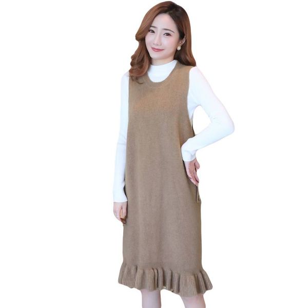 2019 Maternity Nursing Dress Suits Pregnant Women Cotton Tops+Knitted Ruffles Vest Long Dress 2Pcs Sets Pregnancy Clothes Q306
2019 Maternity Nursing Dress Suits Pregnant Women Cotton Tops+Knitted Ruffles Vest Long Dress 2Pcs Sets Pregnancy Clothes Q306