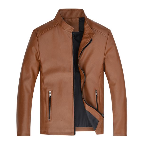 exotao jackets man winter 2019 fashion autumn men's leather coats stand color solid fleece plus size black brown bomber jacket
exotao jackets man winter 2019 fashion autumn men's leather coats stand color solid fleece plus size black brown bomber jacket