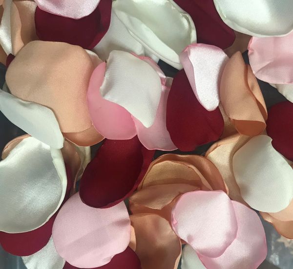 romantic dark peach beige red pink satin petals for weddings soft flower girl rose petal 100 pieces /lot
romantic dark peach beige red pink satin petals for weddings soft flower girl rose petal 100 pieces /lot