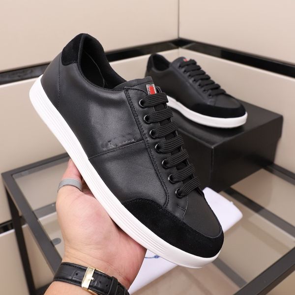 luxury designer sneaker man shoes genuine leather rubber sole casual fashion shoes selling, Black
luxury designer sneaker man shoes genuine leather rubber sole casual fashion shoes selling, Black