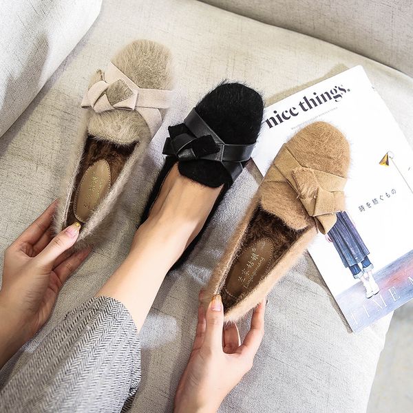 loafers woman large size women women's casual shoes flats square toe bow-knot slip-on big size dress fur butterfly moccasin, Black
loafers woman large size women women's casual shoes flats square toe bow-knot slip-on big size dress fur butterfly moccasin, Black