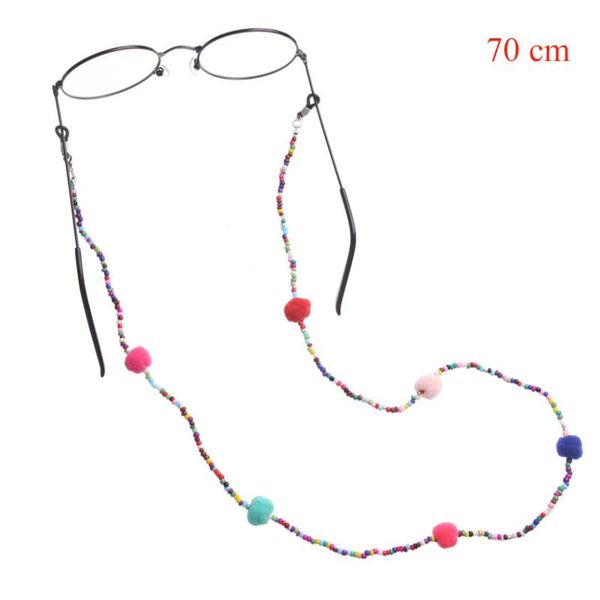 other fashion accessories 70 cm charm pompon ball colorful beaded eyeglass eyewears sunglasses reading glasses chain cord holder neck strap, Silver
other fashion accessories 70 cm charm pompon ball colorful beaded eyeglass eyewears sunglasses reading glasses chain cord holder neck strap, Silver