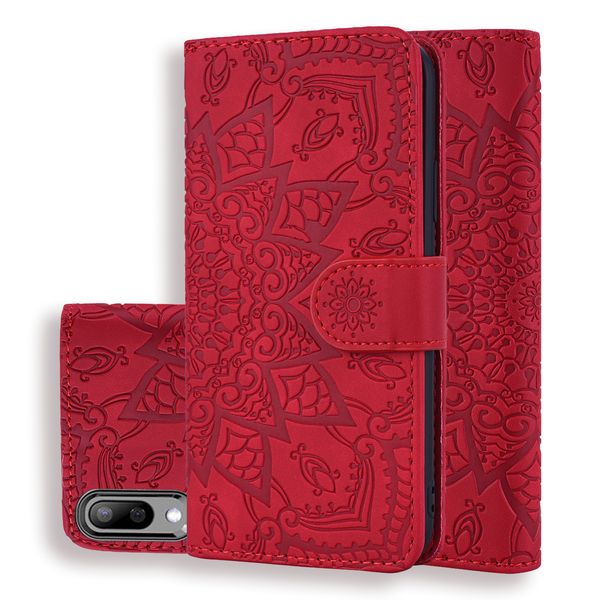 

matte leather phone case for samsung galaxy a50 a70 a30 a40 a20 a10 a10e a20e a10s a20s a30s flip 3d mandala book case