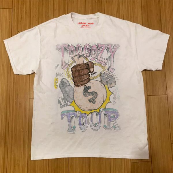 Трэвис Скотт ASAP ROCKY AWGE Asap Mob Уютные ленты футболка Мужчины Женщины 1a: 1 Футболки выс
Трэвис Скотт ASAP ROCKY AWGE Asap Mob Уютные ленты футболка Мужчины Женщины 1a: 1 Футболки выс