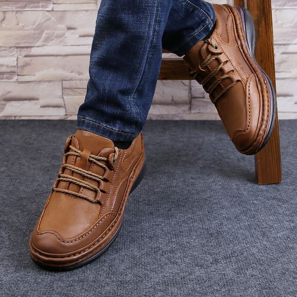 winter cowhide loafers plus velvet business men's shoes formal wear derby trendy shoes retro handmade casual leather, Black
winter cowhide loafers plus velvet business men's shoes formal wear derby trendy shoes retro handmade casual leather, Black