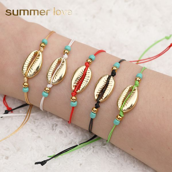 beach summer bohemian shell gold bracelet anklets for women handmade woven beaded rope chain bracelet jewelry holiday accessories, Black
beach summer bohemian shell gold bracelet anklets for women handmade woven beaded rope chain bracelet jewelry holiday accessories, Black