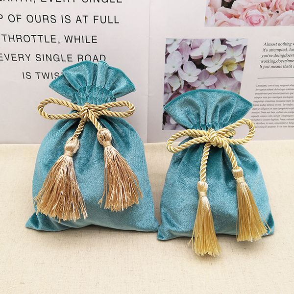 13x18cm lake blue velvet bags with tassel 1pcs purple red gold jewelry packing bags wedding candy gift pouches dark green, Pink;blue
13x18cm lake blue velvet bags with tassel 1pcs purple red gold jewelry packing bags wedding candy gift pouches dark green, Pink;blue
