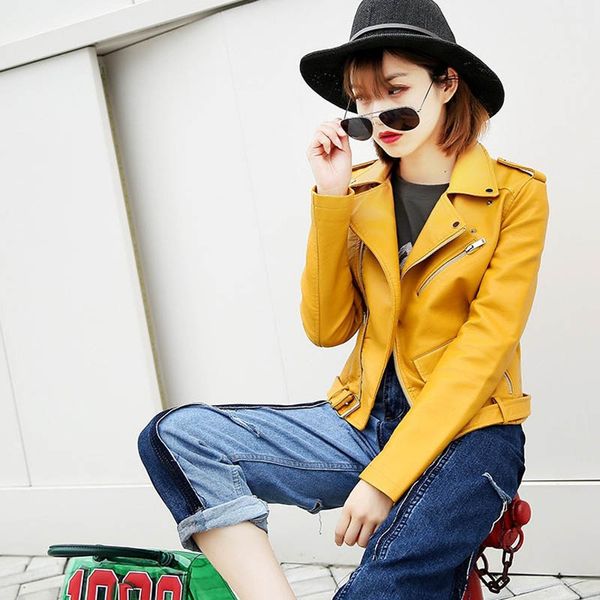 осенью нового корейских женщины нагрудного pu leather jackets lady женского vintage повседневные элегантные мотоциклы кожаных куртки и пиджа, Black
осенью нового корейских женщины нагрудного pu leather jackets lady женского vintage повседневные элегантные мотоциклы кожаных куртки и пиджа, Black