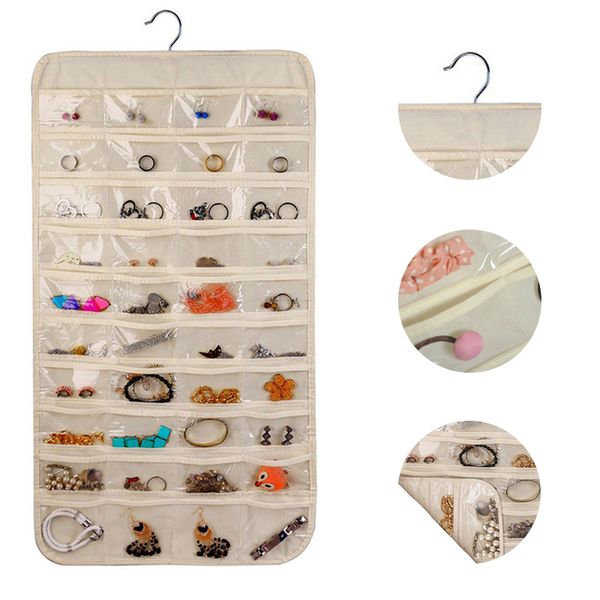 80 grids pockets/set organizes box hanging jewelry organizer display earring rings bracelets storage bag hanger
80 grids pockets/set organizes box hanging jewelry organizer display earring rings bracelets storage bag hanger