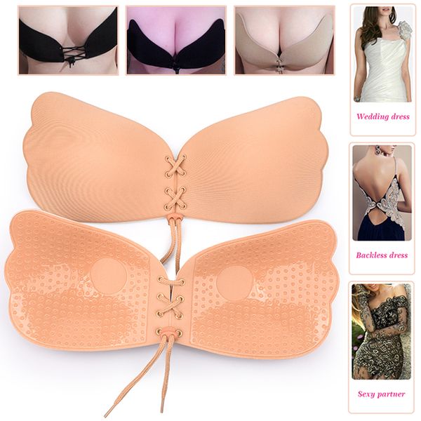 women invisible bra super push up seamless self-adhesive sticky for wedding party front strapless a b c d cup, Red;black
women invisible bra super push up seamless self-adhesive sticky for wedding party front strapless a b c d cup, Red;black