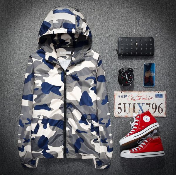 2019 spring and fall men's casual camouflage hooded jacket men's clothes waterproof coat large size clothes, Black;brown
2019 spring and fall men's casual camouflage hooded jacket men's clothes waterproof coat large size clothes, Black;brown