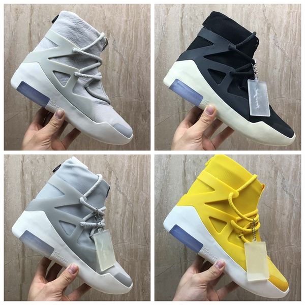 2019 Fear of God 1 New Designer Boots Light Bone Black Sail Basketball Shoes Sneakers Mens Trainers Authentic Sports Zapatillas With Box
2019 Fear of God 1 New Designer Boots Light Bone Black Sail Basketball Shoes Sneakers Mens Trainers Authentic Sports Zapatillas With Box