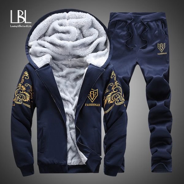 tracksuits men set winter warm thicken fleece hoodies + pants suit spring sweatshirt sportswear set male hoodie sporting suits, Gray
tracksuits men set winter warm thicken fleece hoodies + pants suit spring sweatshirt sportswear set male hoodie sporting suits, Gray