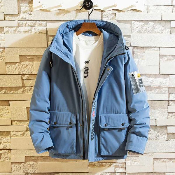 2020 men korean style cargo coat cool ins outdoor men down jacket warm autumn winter solid color overcoat plus size coat, Black
2020 men korean style cargo coat cool ins outdoor men down jacket warm autumn winter solid color overcoat plus size coat, Black