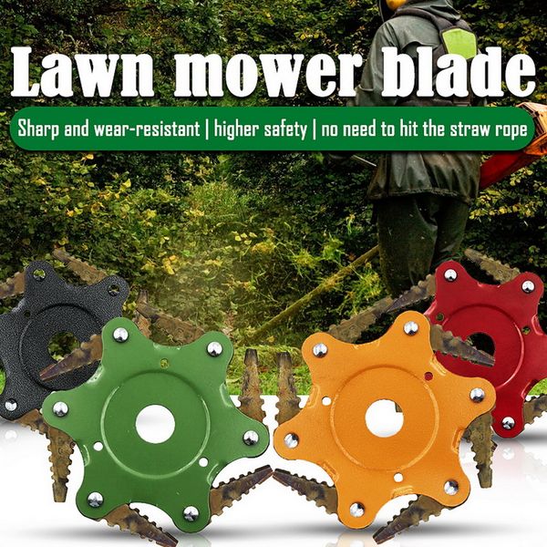 6 teeth grass trimmer brush cutter blade trimmer manganese steel brush cutter lawn mower head for lawn mower
6 teeth grass trimmer brush cutter blade trimmer manganese steel brush cutter lawn mower head for lawn mower