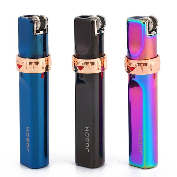 Ветрозащитного Металл Зажигалка Курение топливо Зажигалки JOBON Jet FlameTorch шлифовальный круг для курения Зажигалки табака трубы
Ветрозащитного Металл Зажигалка Курение топливо Зажигалки JOBON Jet FlameTorch шлифовальный круг для курения Зажигалки табака трубы