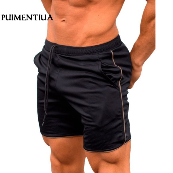 puimentiua 2019 summer men's men's shorts sport fitness quick-drying pure color beach run breathable sweat absorption shorts, White;black
puimentiua 2019 summer men's men's shorts sport fitness quick-drying pure color beach run breathable sweat absorption shorts, White;black