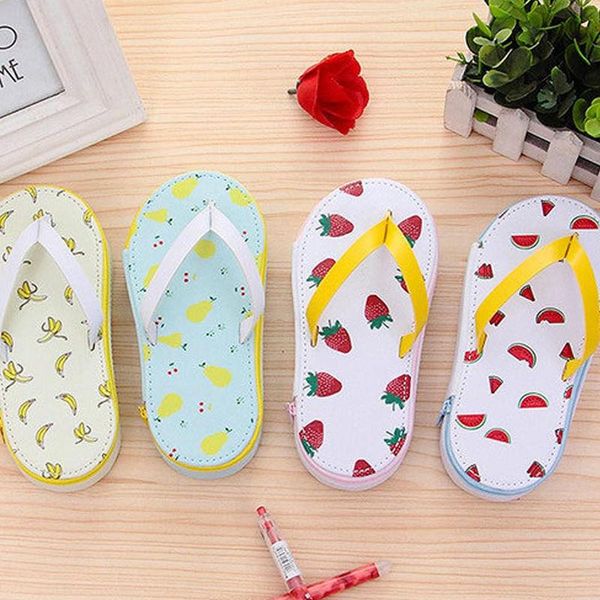 1pc fruit slippers pencil bag slipper shape stationery school supplies banana sydney strawberry watermelon cartoon print
1pc fruit slippers pencil bag slipper shape stationery school supplies banana sydney strawberry watermelon cartoon print