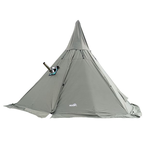 tent for winter canvas teepee tent with wood stove jack for cold weather 3 4 person 134x134x94 inch
tent for winter canvas teepee tent with wood stove jack for cold weather 3 4 person 134x134x94 inch