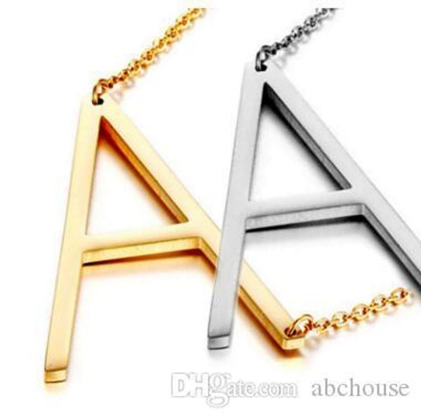 new stainless steel a-z english letter necklace silver gold initial pendants alphabet for women girls fashion jewelry gift
new stainless steel a-z english letter necklace silver gold initial pendants alphabet for women girls fashion jewelry gift
