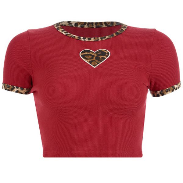 womens fashion designer t-shirts girls leopard print cropped t-shirt girls selling skinny t-shirt fashion summer tees sale, White
womens fashion designer t-shirts girls leopard print cropped t-shirt girls selling skinny t-shirt fashion summer tees sale, White