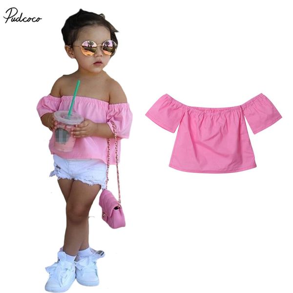 baby дети девушки с плеча с коротким рукавом рубашки малышей блуза tops 2017 новый летний розовый твердая повседневный 1-6y, White;black
baby дети девушки с плеча с коротким рукавом рубашки малышей блуза tops 2017 новый летний розовый твердая повседневный 1-6y, White;black