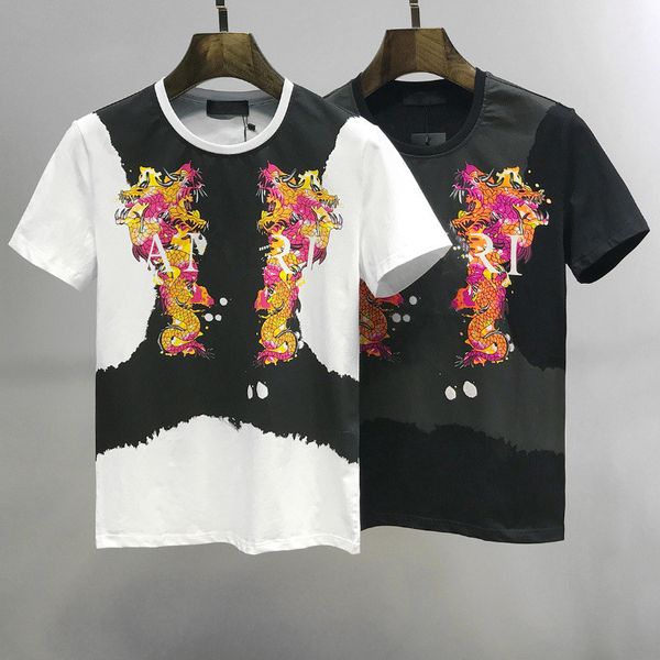 2 colors mens designer t shirts fashion brand double dragon printing hip hop rap fashion casual short-sleeved crew neck slim tee, White;black
2 colors mens designer t shirts fashion brand double dragon printing hip hop rap fashion casual short-sleeved crew neck slim tee, White;black
