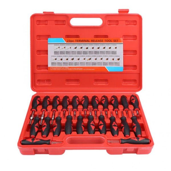 23pcs universal automotive terminal release removal remover tool kit screwdriver set
23pcs universal automotive terminal release removal remover tool kit screwdriver set