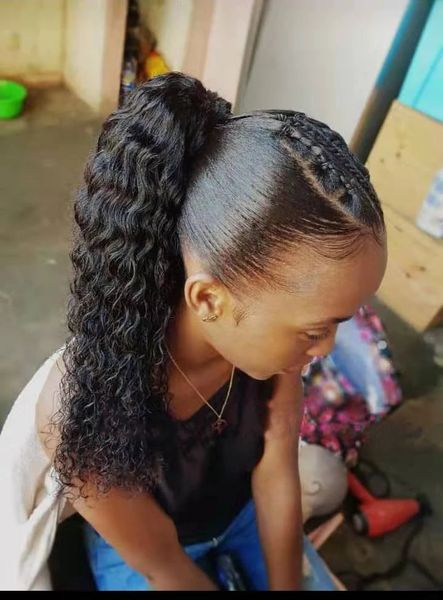 140g long high loose wavy drawstring horsetail ,real brazilian hair wet wavy pony tail hairpiece jet black color 1 18inch about
140g long high loose wavy drawstring horsetail ,real brazilian hair wet wavy pony tail hairpiece jet black color 1 18inch about