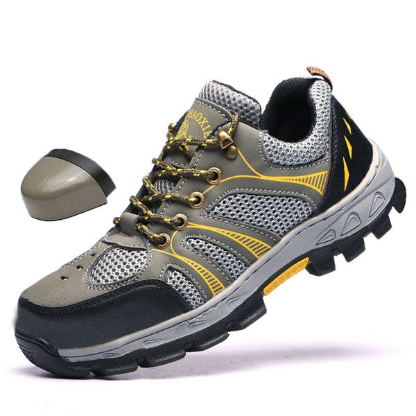 steel toe work boots lightweight breathable new men safety shoes anti-smashing mesh shoes construction protective work, Black
steel toe work boots lightweight breathable new men safety shoes anti-smashing mesh shoes construction protective work, Black