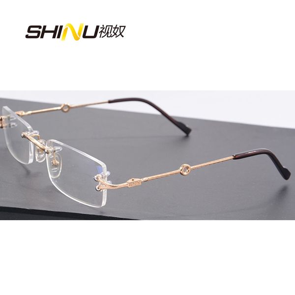rimless optical eyeglasses frame ultralight prescription glasses frames myopia eyewear women men brand designer 2751, Silver
rimless optical eyeglasses frame ultralight prescription glasses frames myopia eyewear women men brand designer 2751, Silver