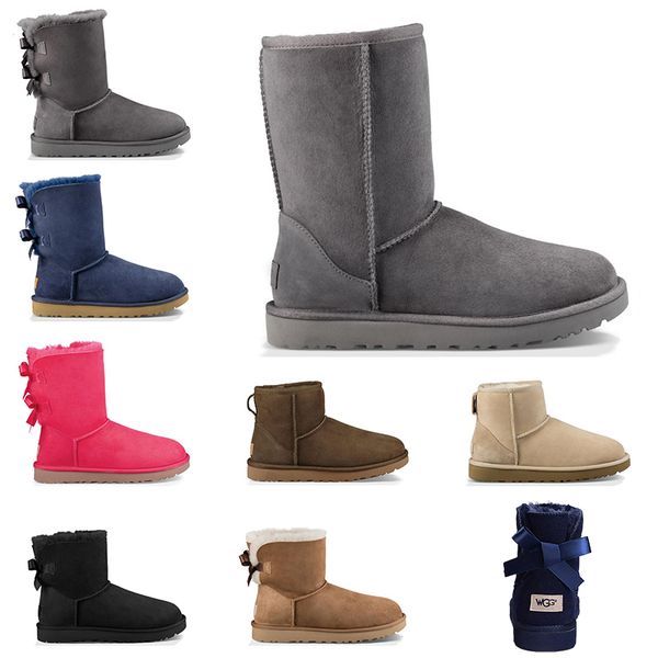 New WGG designer Australia women classic snow boots ankle short bow fur boot for winter grey navy black women shoes size 36-41
New WGG designer Australia women classic snow boots ankle short bow fur boot for winter grey navy black women shoes size 36-41