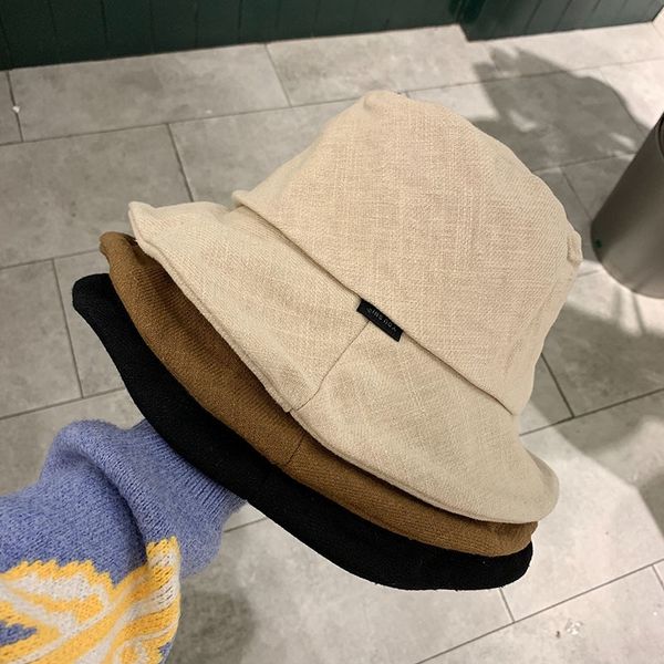 shop plain cotton and linen breathable foldable fisherman female bucket bucket hat summer outdoor sunshade decorative hat, Blue;gray
shop plain cotton and linen breathable foldable fisherman female bucket bucket hat summer outdoor sunshade decorative hat, Blue;gray