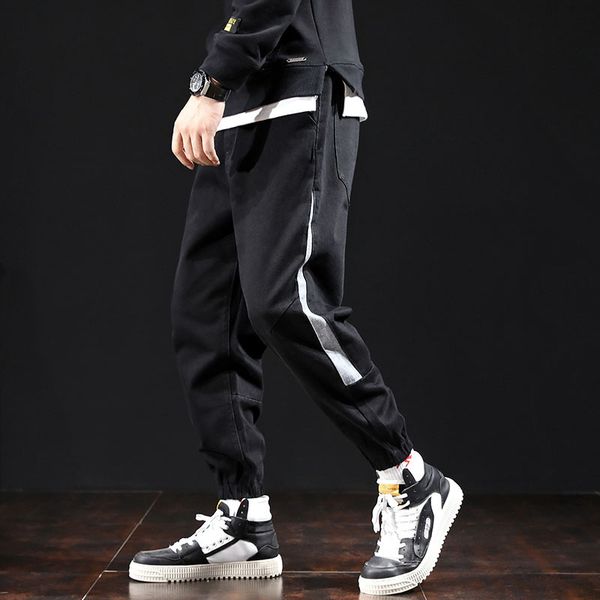 autumn fashion streetwear men jeans spliced designer multi pockets harem jeans men cargo pants korean hip hip jogger homme, Blue
autumn fashion streetwear men jeans spliced designer multi pockets harem jeans men cargo pants korean hip hip jogger homme, Blue