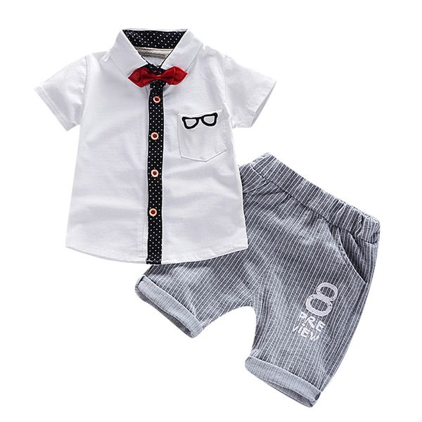 Gentleman Baby Boys Clothes Fashion Toddler Newborn Boy Short Sleeve Bowtie Sunglass Print T-shirt Tops+pants Summer Outfits
Gentleman Baby Boys Clothes Fashion Toddler Newborn Boy Short Sleeve Bowtie Sunglass Print T-shirt Tops+pants Summer Outfits