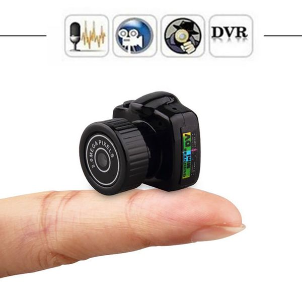 

Mini Camera HD Video Audio Recorder Webcam Y2000 Camcorder Small DV DVR Security Secret Nanny Car Sport Micro Cam with Mic With Retail