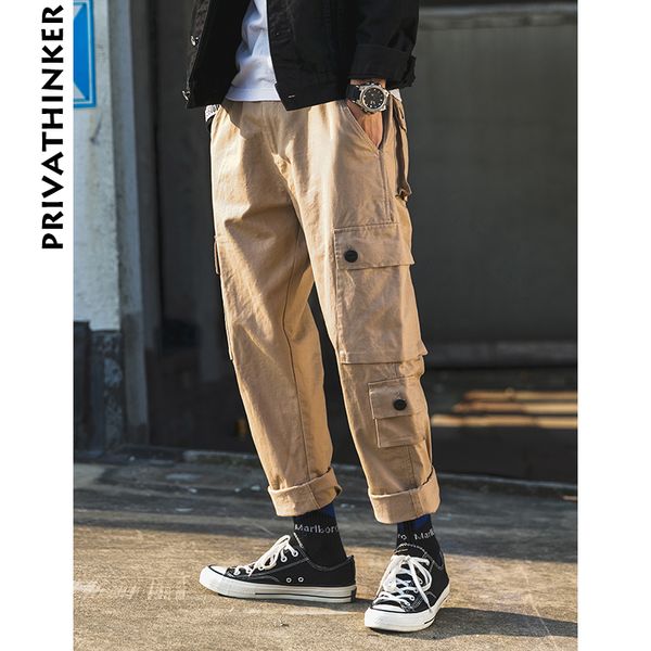 men vintage cargo pants 2018 mens japanese streetwear straight pants male khaki streetwear overalls joggers, Black
men vintage cargo pants 2018 mens japanese streetwear straight pants male khaki streetwear overalls joggers, Black