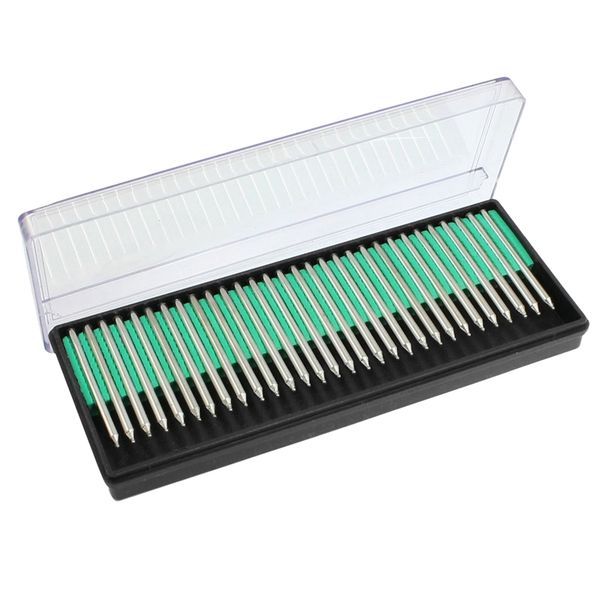 30 x 3mm shank 1 mm ball point grinding diamond drill bits grinding pin