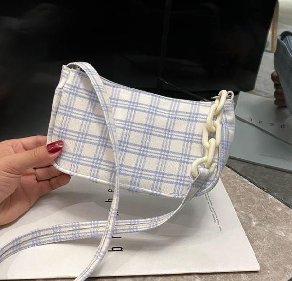 plaid female bag underarm bag 2020 new shoulder fashion simple female bags temperament casual white bag
plaid female bag underarm bag 2020 new shoulder fashion simple female bags temperament casual white bag