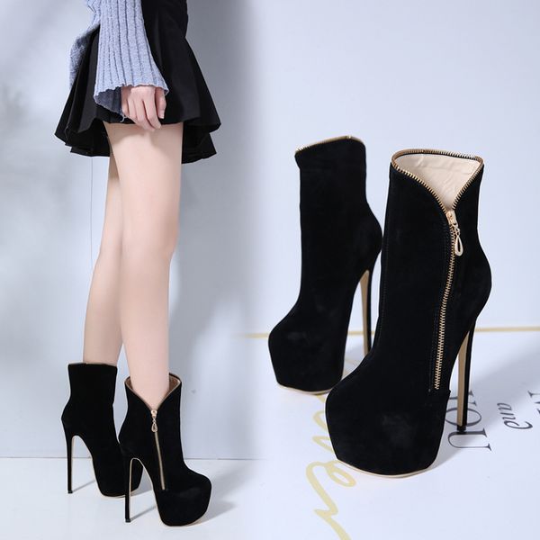 ltarta 2019 autumn boots zip platfrom super high heels autumn street comfort classic bare boots women shoes zl-1506-13, Black
ltarta 2019 autumn boots zip platfrom super high heels autumn street comfort classic bare boots women shoes zl-1506-13, Black