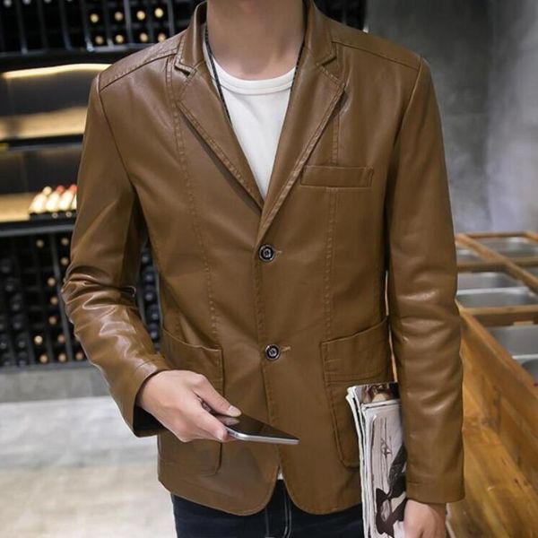 2020 top мужская мода slim fit искусственной кожи куртки весна осень мотоцикла pu кожа пальто высокого качества пиджаки формальное jacket, Black
2020 top мужская мода slim fit искусственной кожи куртки весна осень мотоцикла pu кожа пальто высокого качества пиджаки формальное jacket, Black