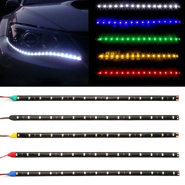 10x12v 11.8" 15smd waterproof led daytime running light 30cm car flexible led strip light decorative car drl car-styling
10x12v 11.8" 15smd waterproof led daytime running light 30cm car flexible led strip light decorative car drl car-styling