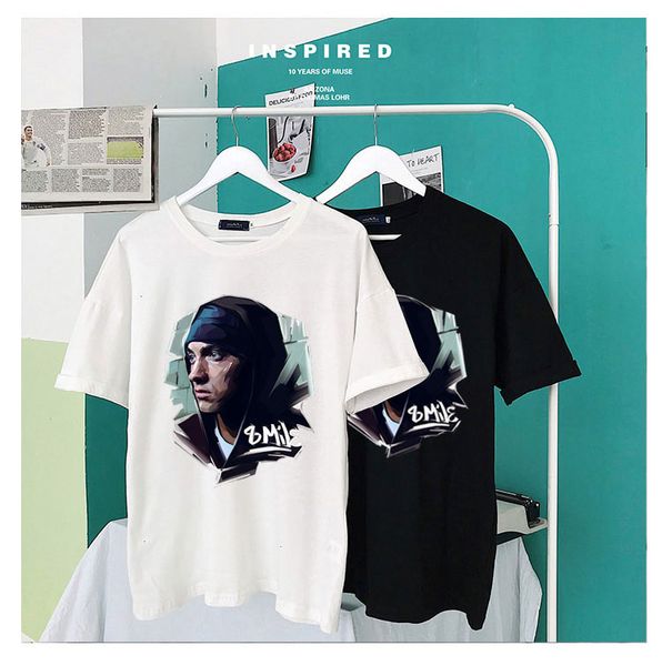 mens designer t shirts rapper eminem harajuku neutral short-sleeved t shirt eminem trendy printed street wind t-shirt dhbomc171, White;black
mens designer t shirts rapper eminem harajuku neutral short-sleeved t shirt eminem trendy printed street wind t-shirt dhbomc171, White;black