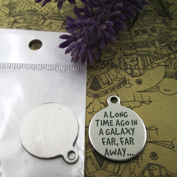 40pcs--"a long time ago in a galaxy far far away"stainless steel charms more style for choosing diy charms pendants for necklace, Bronze;silver
40pcs--"a long time ago in a galaxy far far away"stainless steel charms more style for choosing diy charms pendants for necklace, Bronze;silver