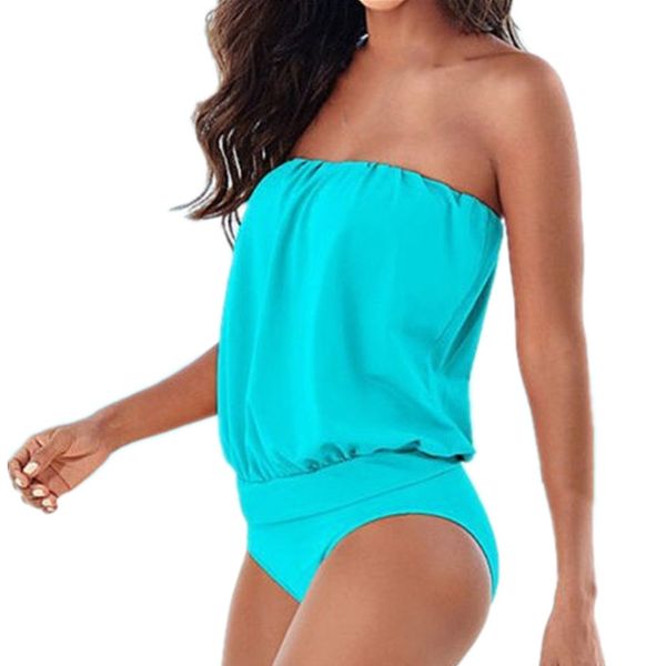 2017 new backless solid color swimwear women strapless thong one piece swimsuit female bathing suit plus size xxxl, White;black
2017 new backless solid color swimwear women strapless thong one piece swimsuit female bathing suit plus size xxxl, White;black
