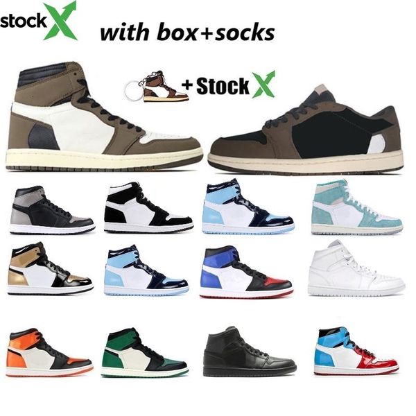 chicago 1 high og travis scotts jumpman men basketball shoes black toe shadow sport white cool grey designer sneaker trainer size 36-47
chicago 1 high og travis scotts jumpman men basketball shoes black toe shadow sport white cool grey designer sneaker trainer size 36-47