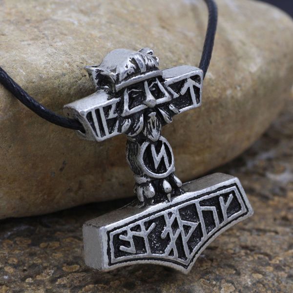 thor hammer nodic vikings runes wolf head pendant necklace mjolnir viking valknut original amulet chain for man jewelry, Silver
thor hammer nodic vikings runes wolf head pendant necklace mjolnir viking valknut original amulet chain for man jewelry, Silver