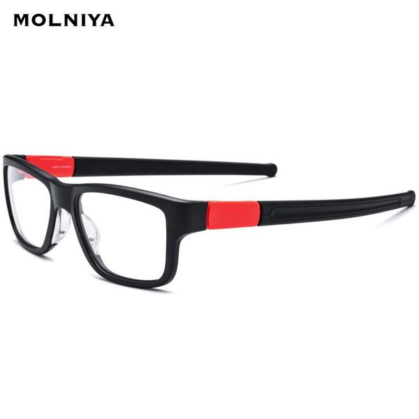 new tr90 optical glasses frame men sports square prescription eyeglasses myopia eyewear computer eyewear accessories, Black
new tr90 optical glasses frame men sports square prescription eyeglasses myopia eyewear computer eyewear accessories, Black