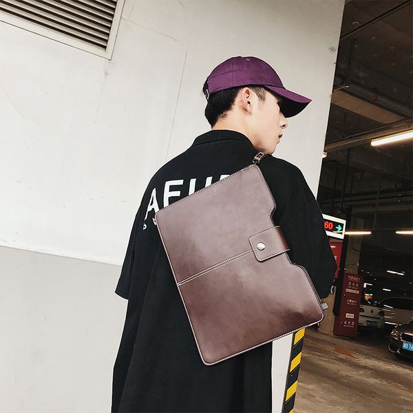 new fashion handbag business bag file japanese and korean version of men's bag